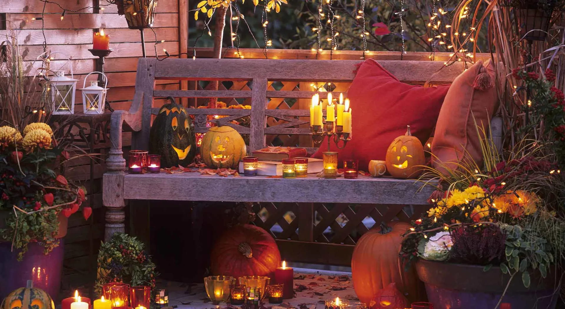 DIY Halloween candles